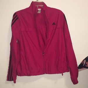 Fuchsia adidas wind Breaker